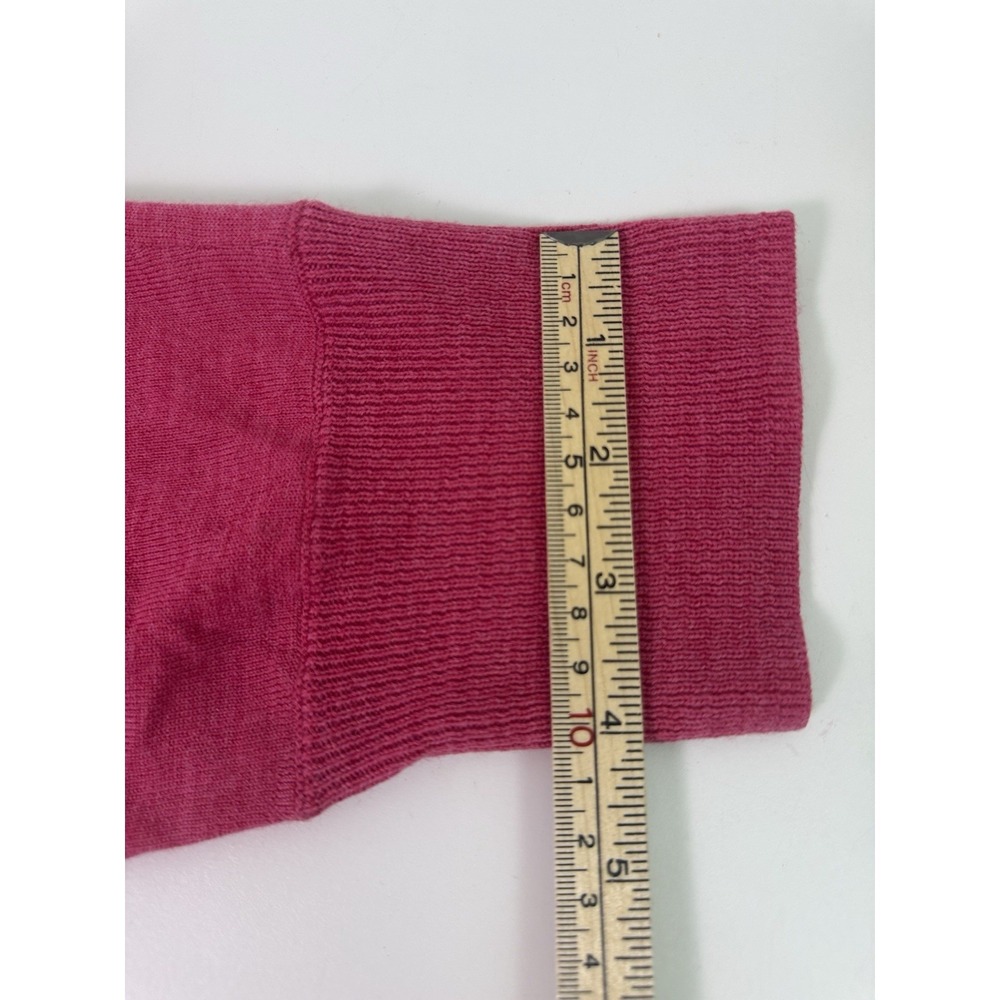 Talbots 100% Merino Wool Sweater 1X Pink Cowl Neck Lightweight Plus NWT - Picture 8 of 10